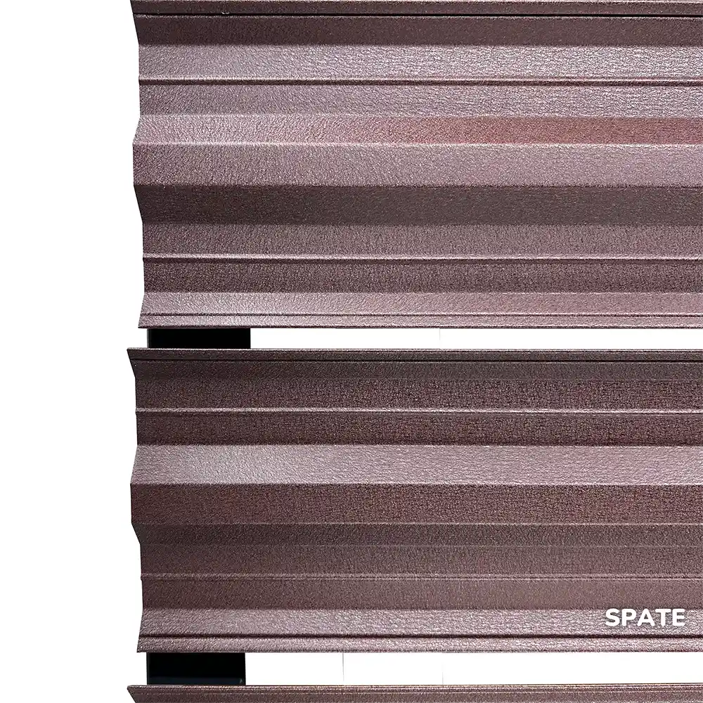 RAL 8017 Dublu mat Maro Ciocolata dublu 0.50 mm spate2 model simetric