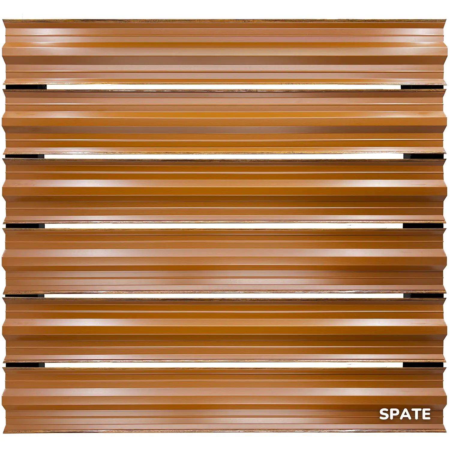 sipca metalica stejar striat model simetric 0.4mm spate